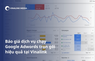 Báo giá dịch vụ chạy google adwords trọn gói - hiệu quả tại Vinalink
